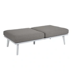 Villac 2-sitsmodul vit/beige