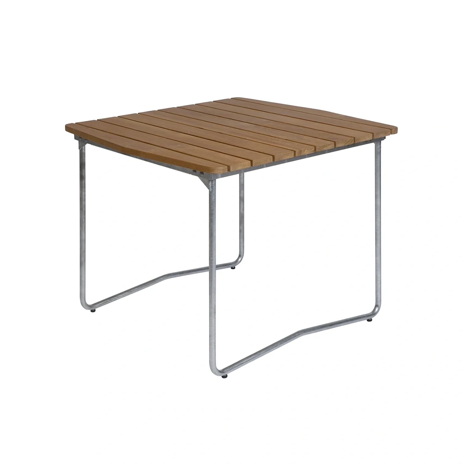 B31 bord teak / varmförzinkad 84x92 cm