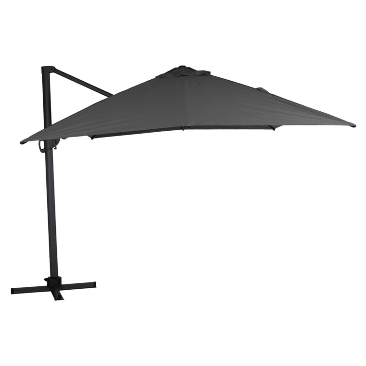 Brafab Varallo frihängande parasoll antracit/grå 300x400 cm