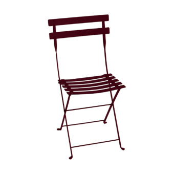 Bistro stol i färgen black cherry.