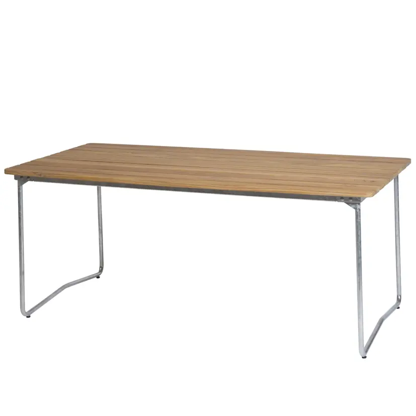 B31 bord teak/varmförzinkad 170x92 cm