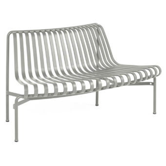 Hay Palissade parksoffa utåtsvängd ljusgrå