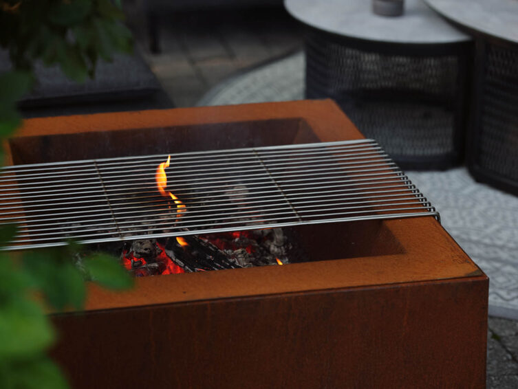 Brafab Kummin grillinsats corten 80x80 cm