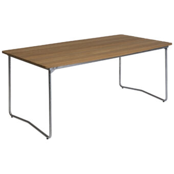 B31 matbord oljad ek / varmförzinkad 170x92 cm
