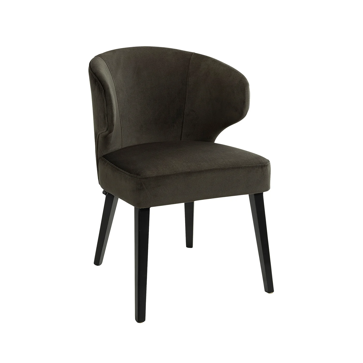 Product Image for La Vella matstol velvet dark brown