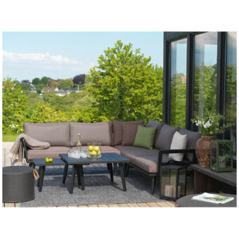 Brafab Villac hörngrupp svart/brun