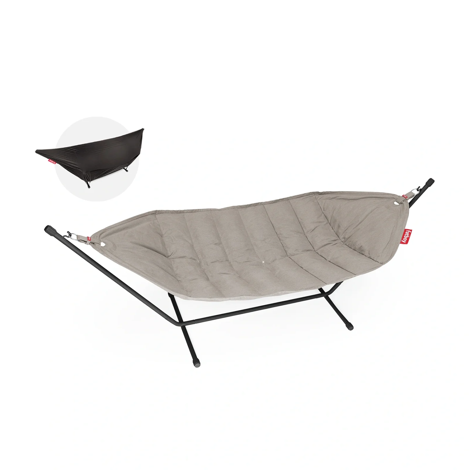 Headdemock Superb grey taupe / svart stativ