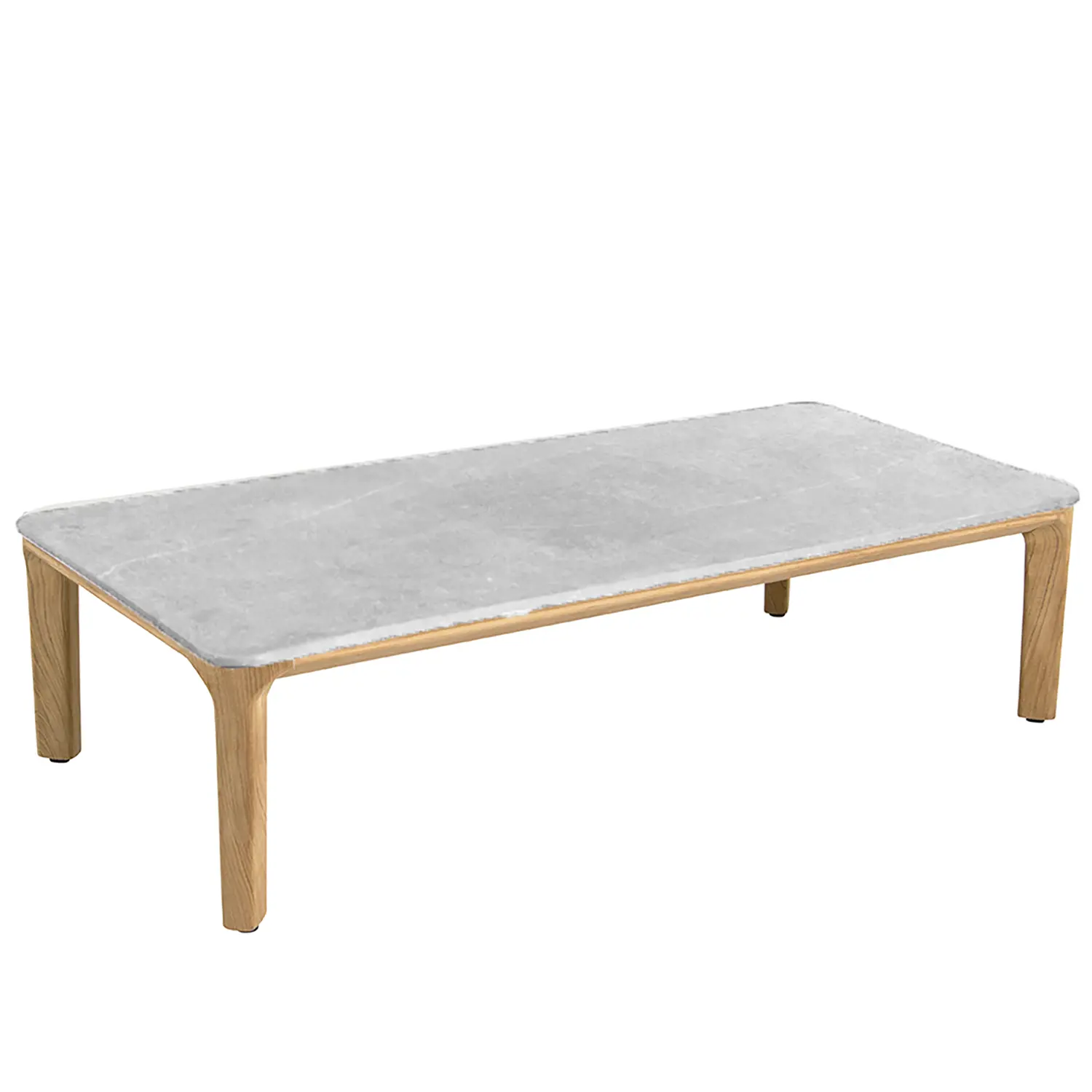 Product Image for Aspect soffbord Teak/Grå fossil keramik 120x60 cm