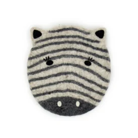 Felt Zebra sittdyna Ø28 cm