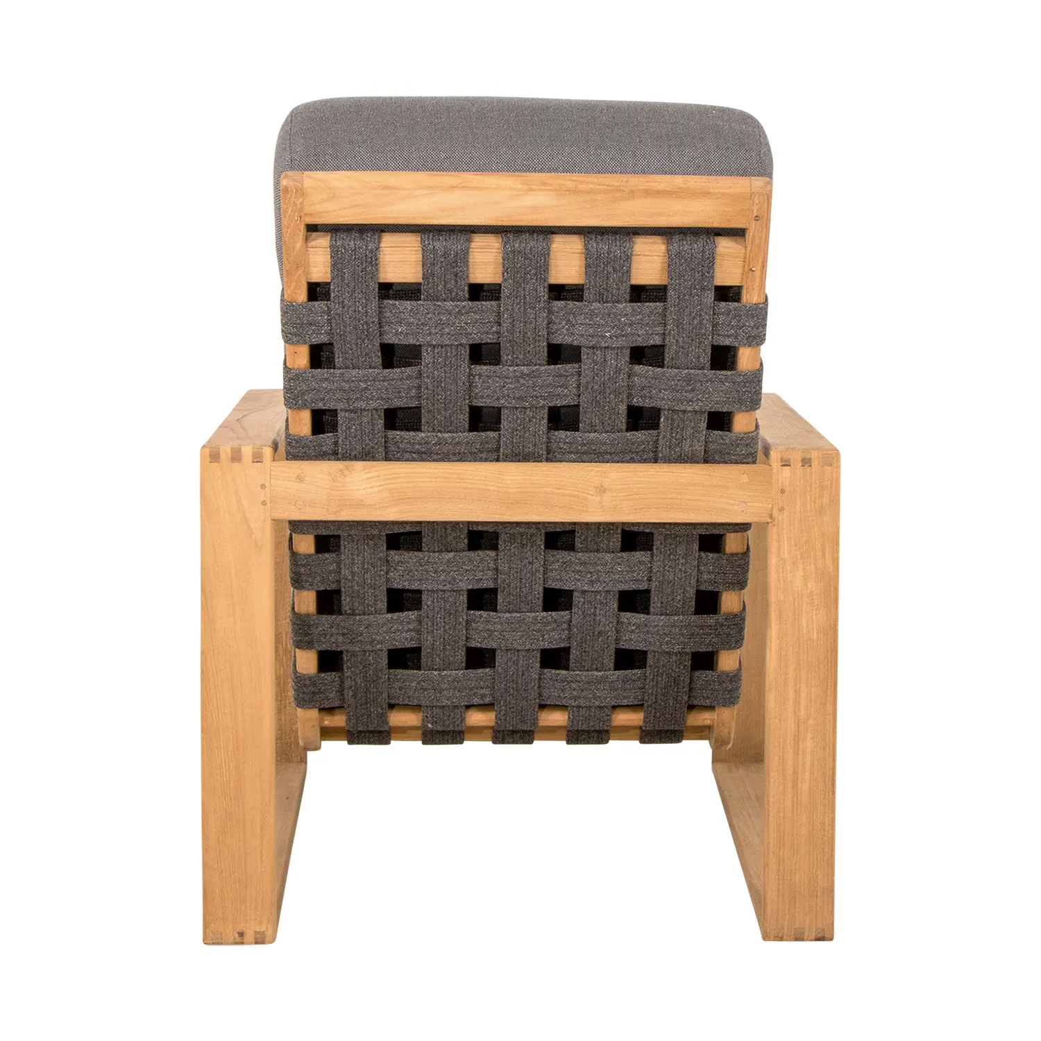 Endless Soft highback fåtölj teak/grå AirTouch - Bild 3