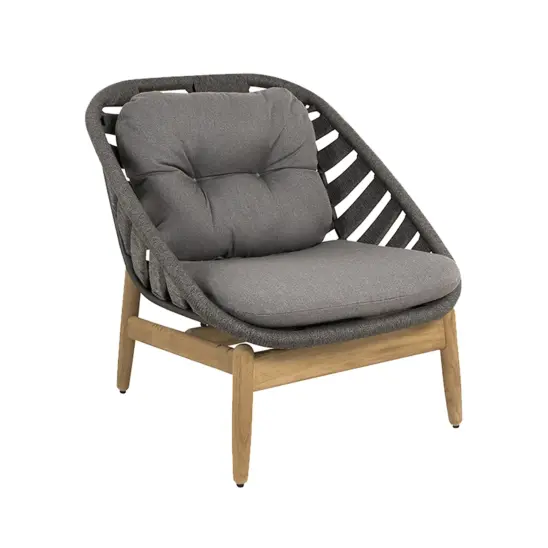 Strington fåtölj grå SoftRope