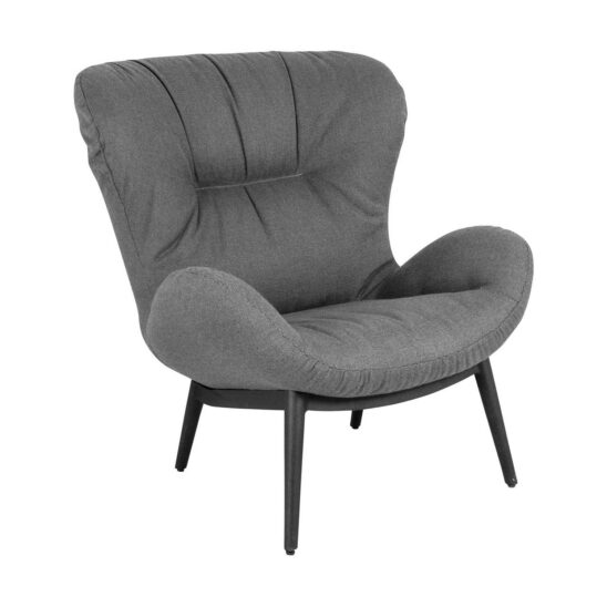 Serene loungefåtölj grå