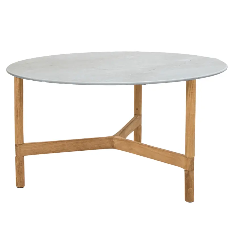 Twist soffbord teak Ø70 cm