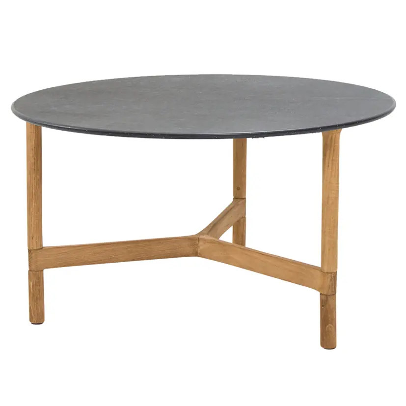 Twist soffbord teak Ø70 cm