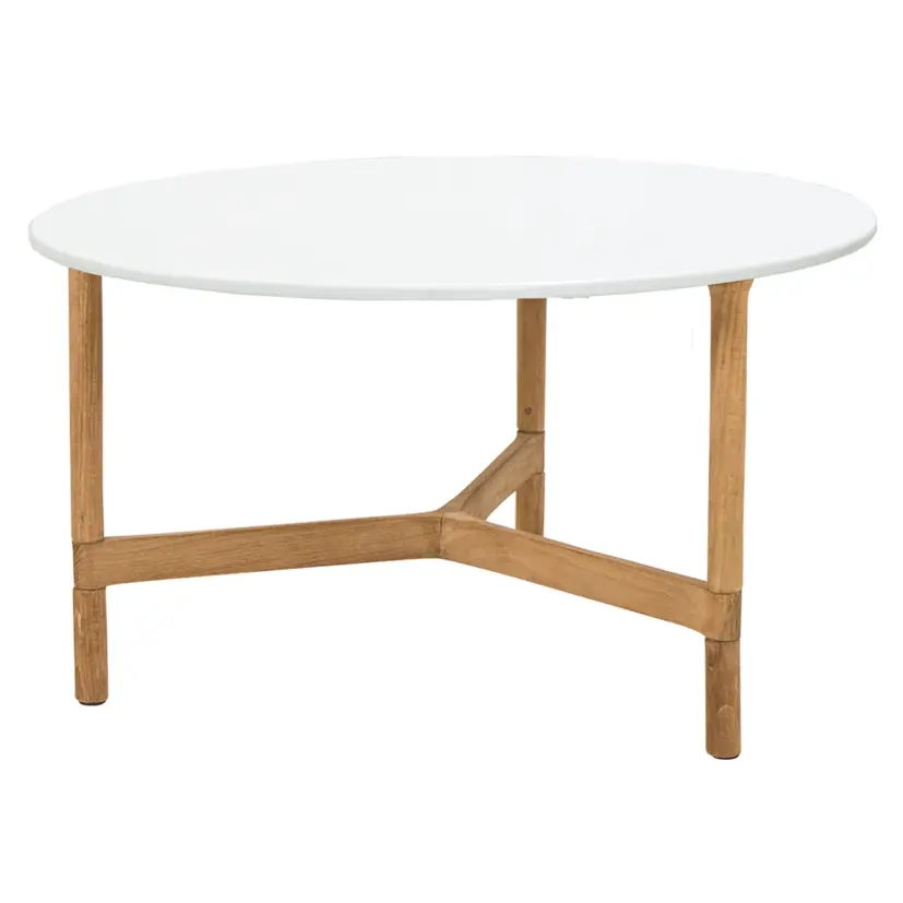 Twist soffbord teak Ø70 cm