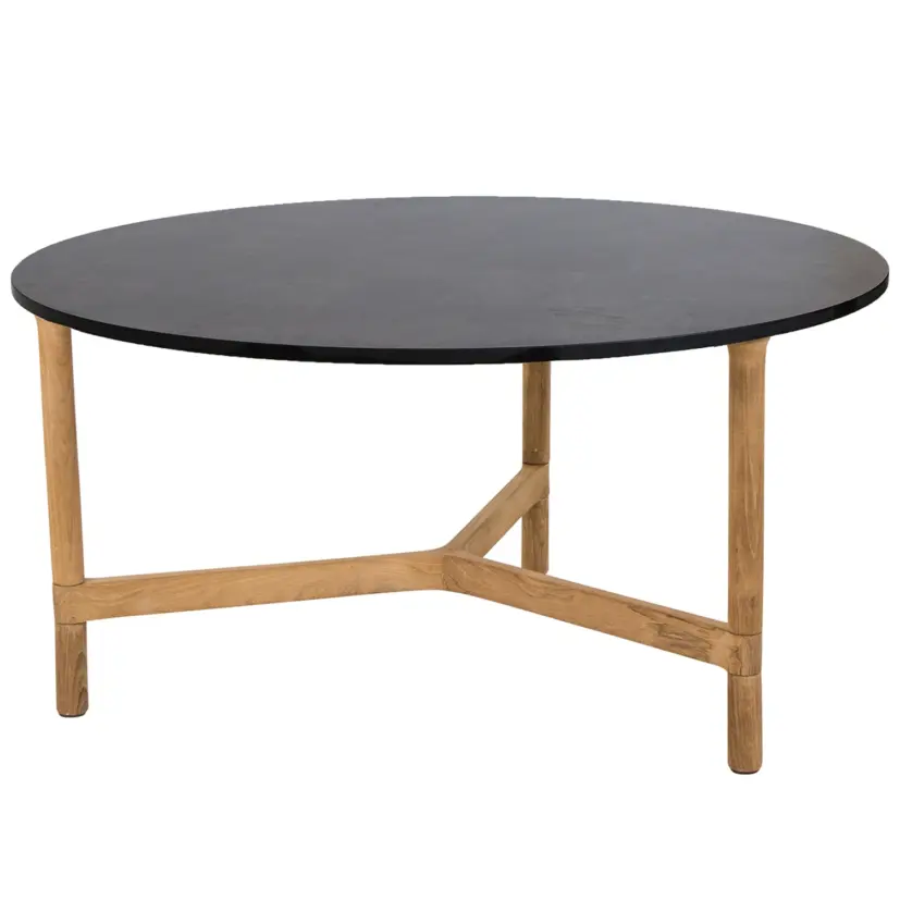 Twist soffbord teak Ø90 cm