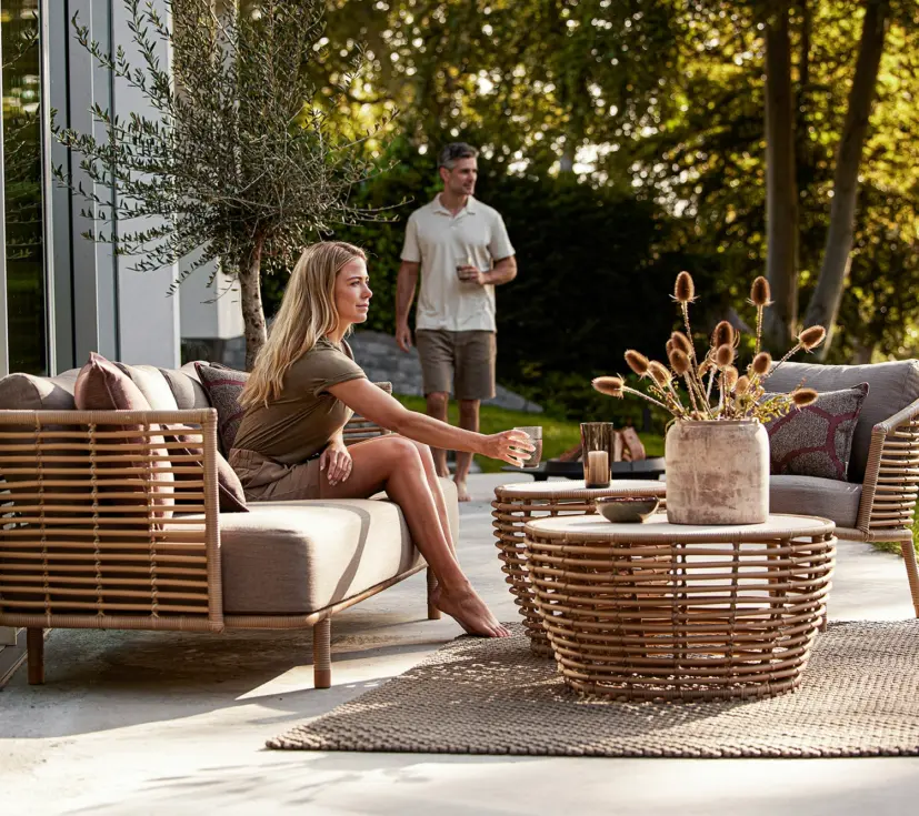 Sense/Basket soffgrupp natur/taupe