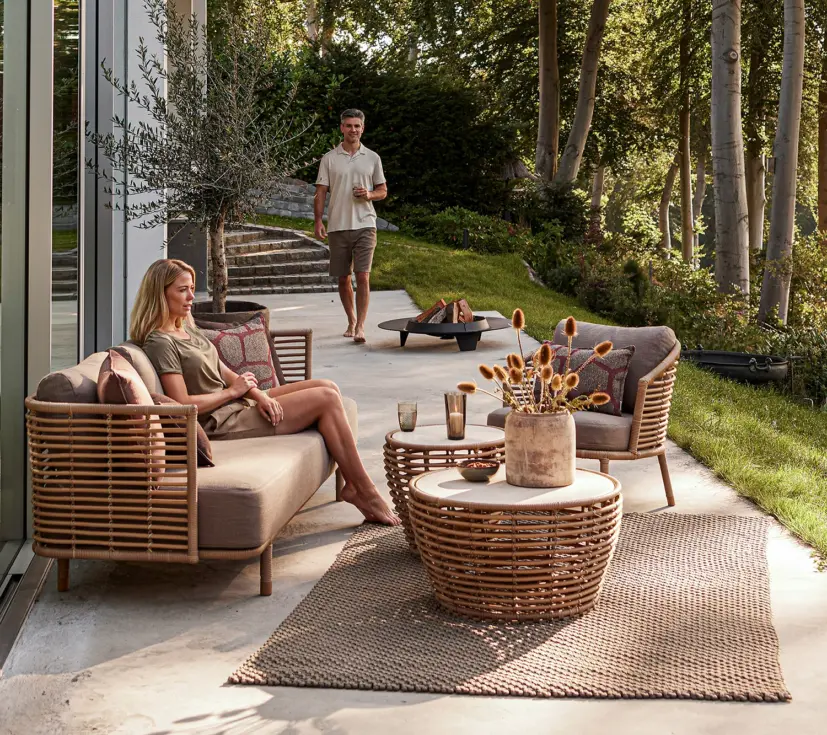 Sense/Basket soffgrupp natur/taupe