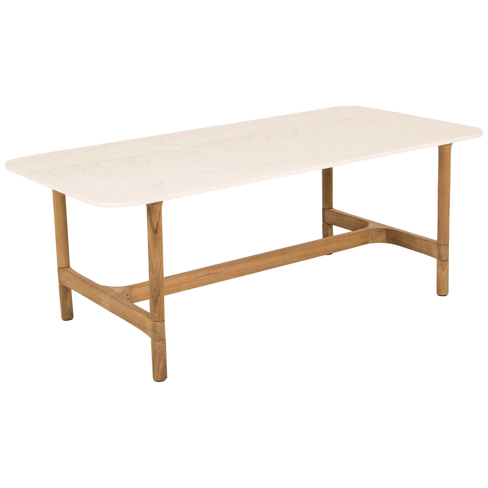 Product Image for Twist soffbord teak/travertine look 120x60 cm