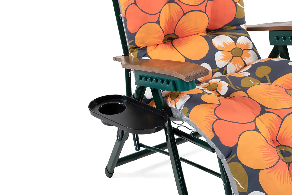 By Kila Baden-Baden stol grön/trä/nostalgi orange