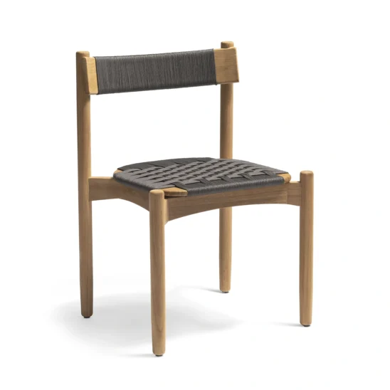 Koster matstol teak/mörkgrå