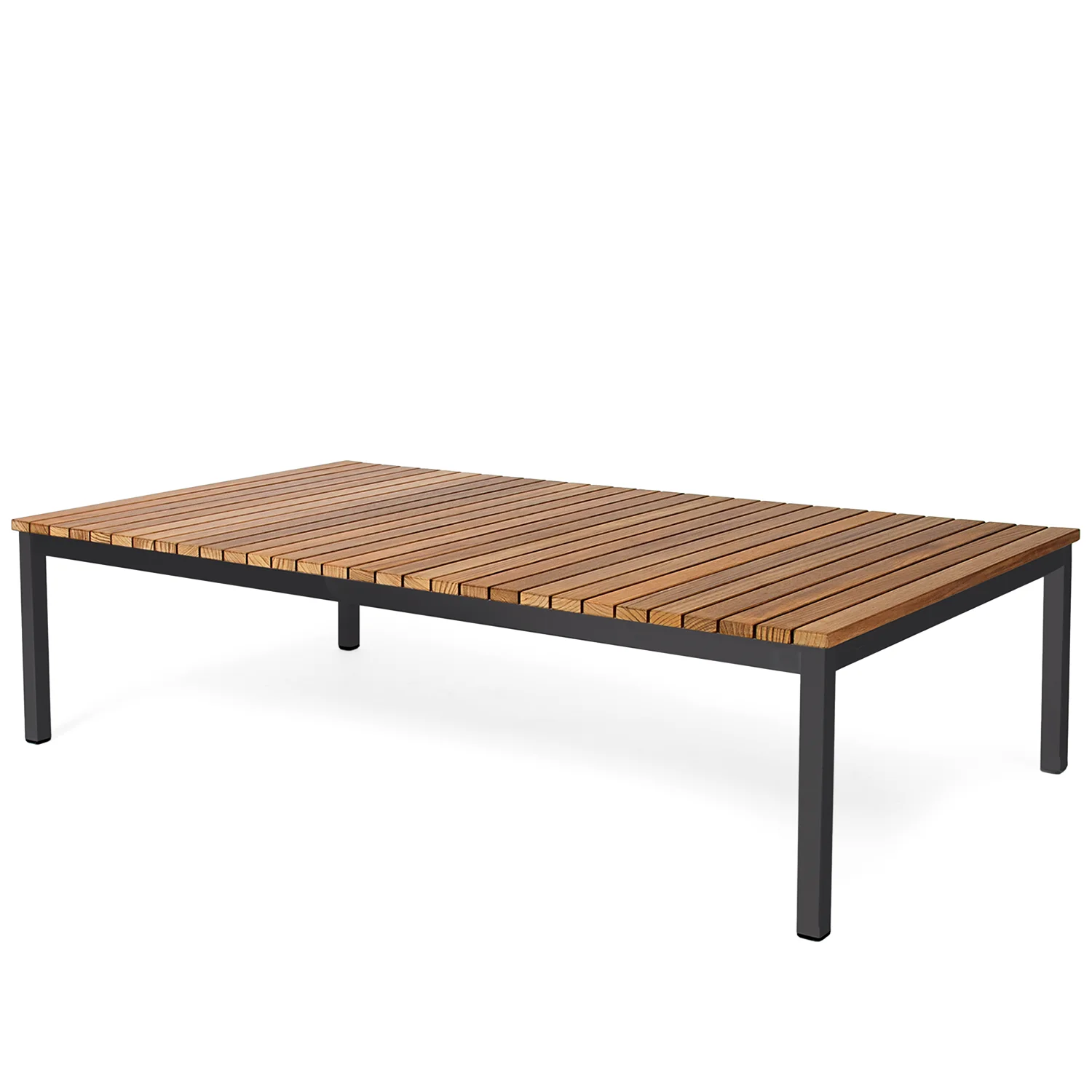 Product Image for Häringe soffbord svart/teak 148x85 cm