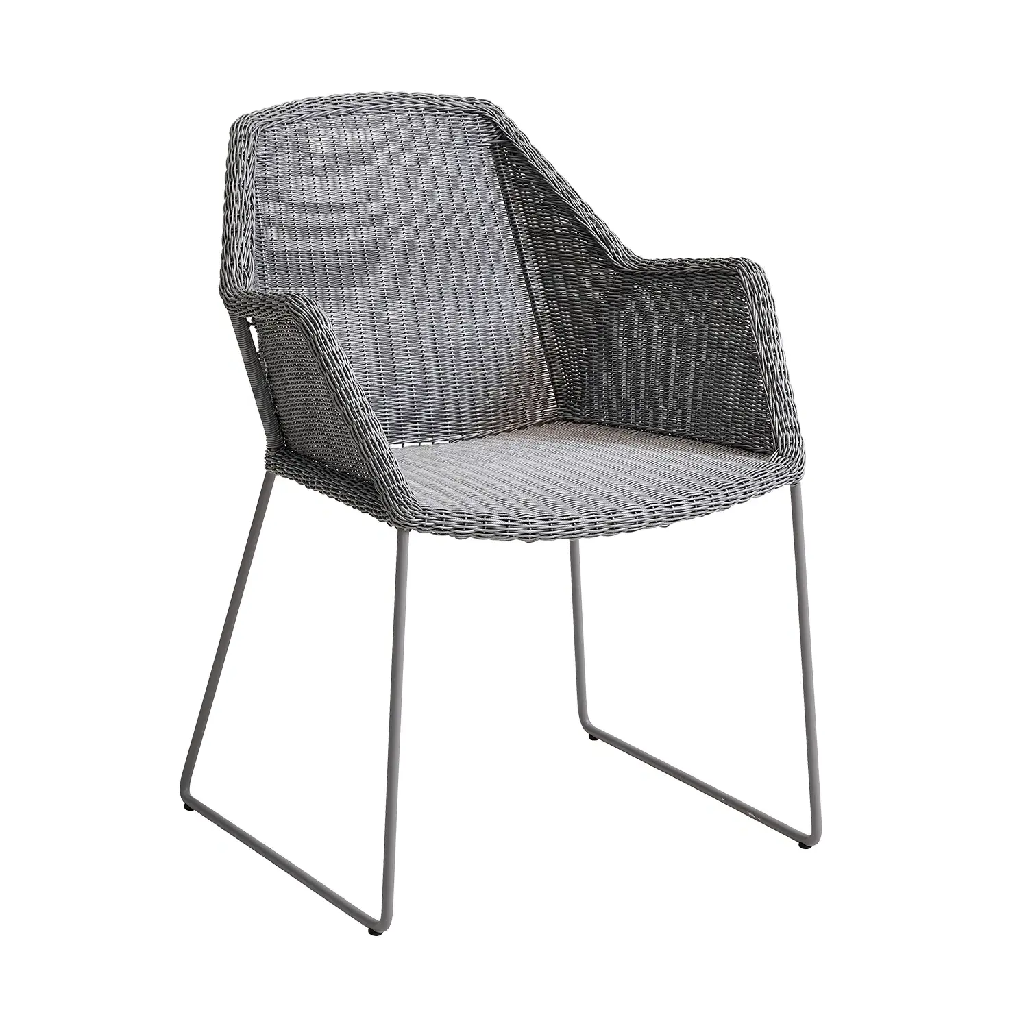 Product Image for Breeze karmstol med medar ljusgrå, utan dyna