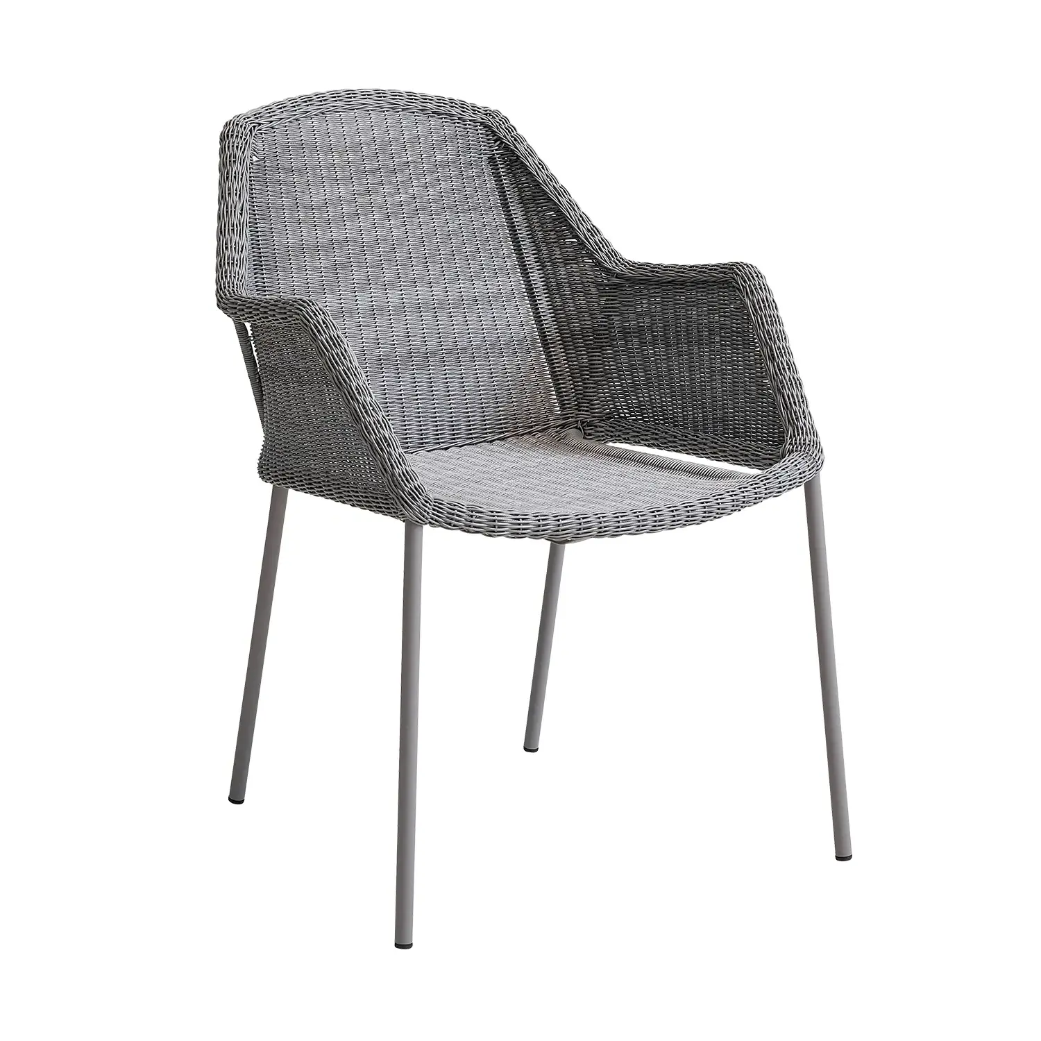 Product Image for Breeze karmstol stapelbar ljusgrå, utan dyna