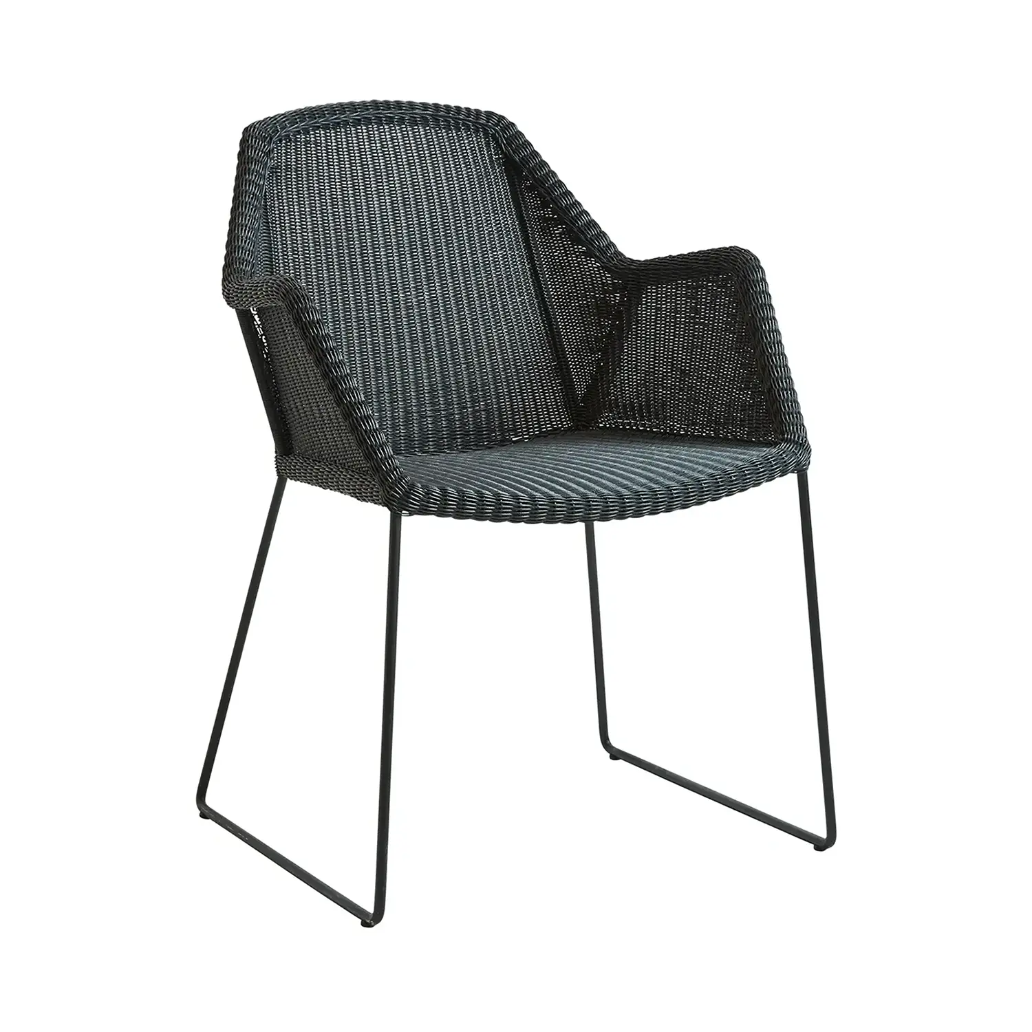 Product Image for Breeze karmstol med medar svart, utan dyna