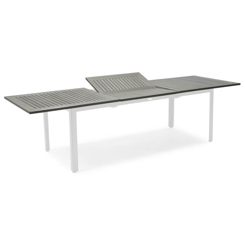 Hillerstorp Nydala bord vit/grå 200/280x90 cm