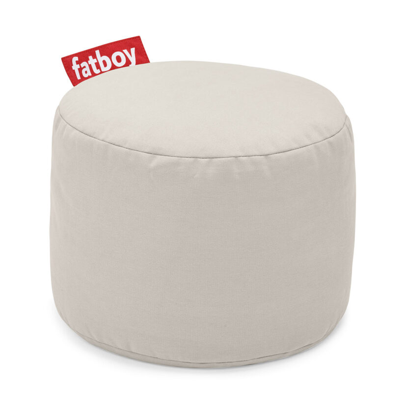 Point Stonewashed sittpuff silvergrå