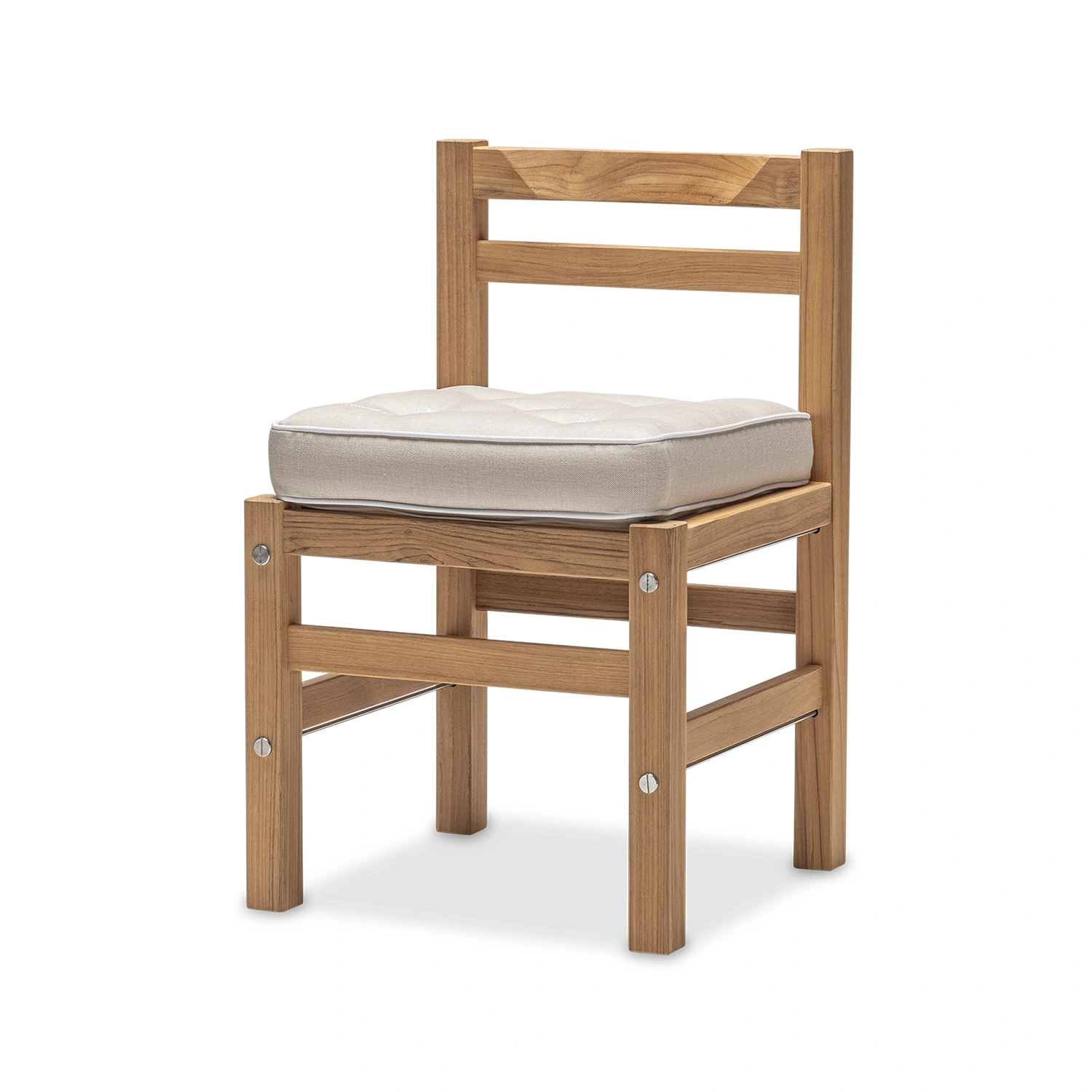 Stol 06 teak - med dyna