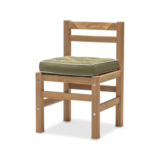 Stol 06 teak - med dyna