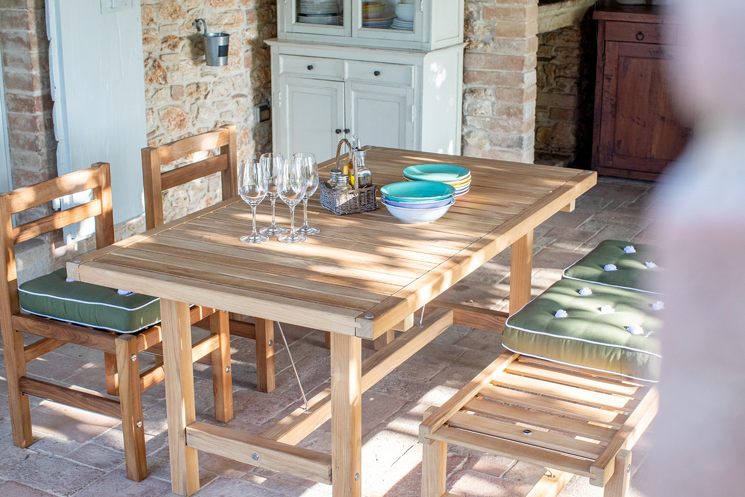 Bord 62 teak - 155x85 cm