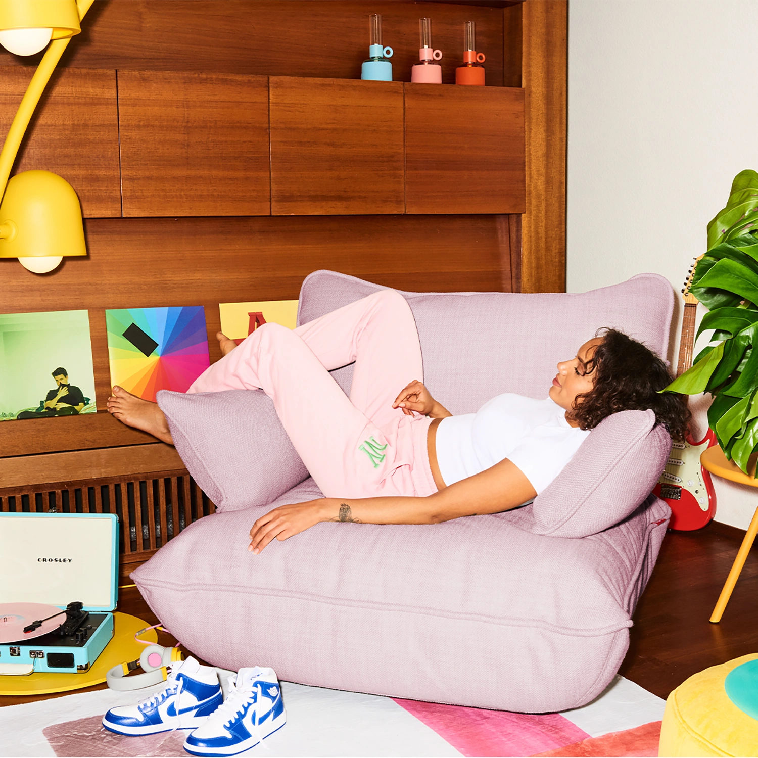 Sumo Loveseat fåtölj bubble pink