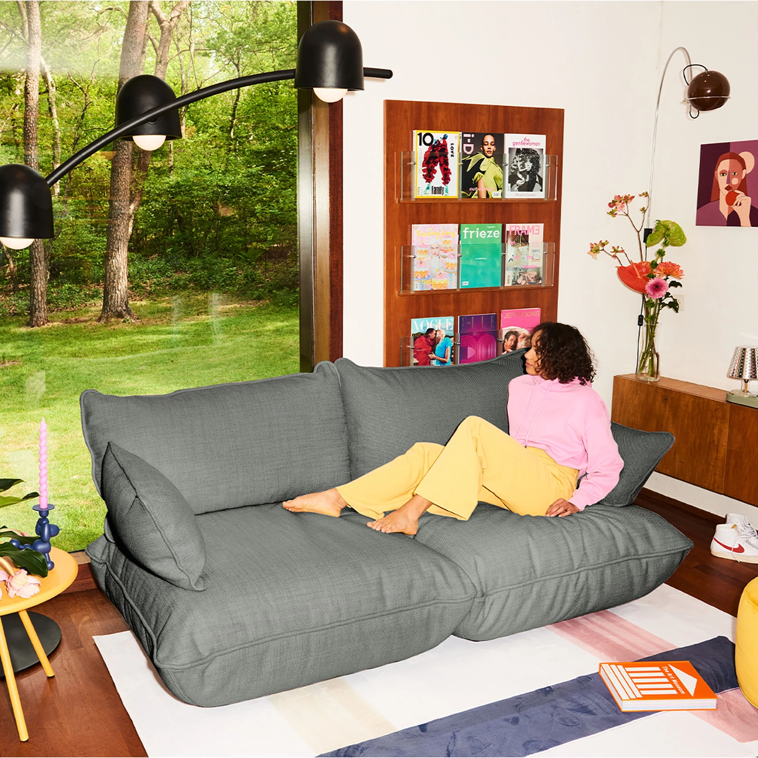 Sumo Soffa medium mouse grey