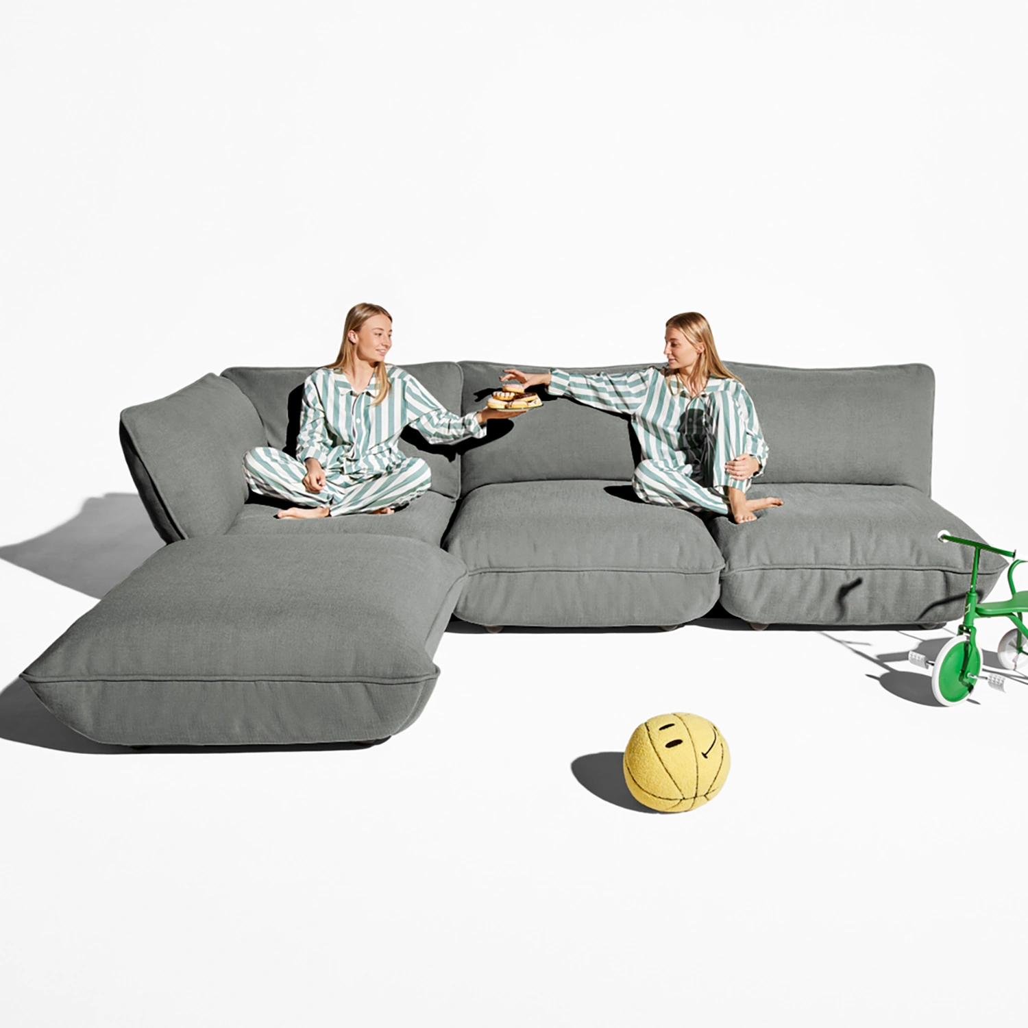 Sumo palldel mouse grey