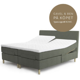 Jensen Diplomat Dream ställbar säng inkl. gavel och ben