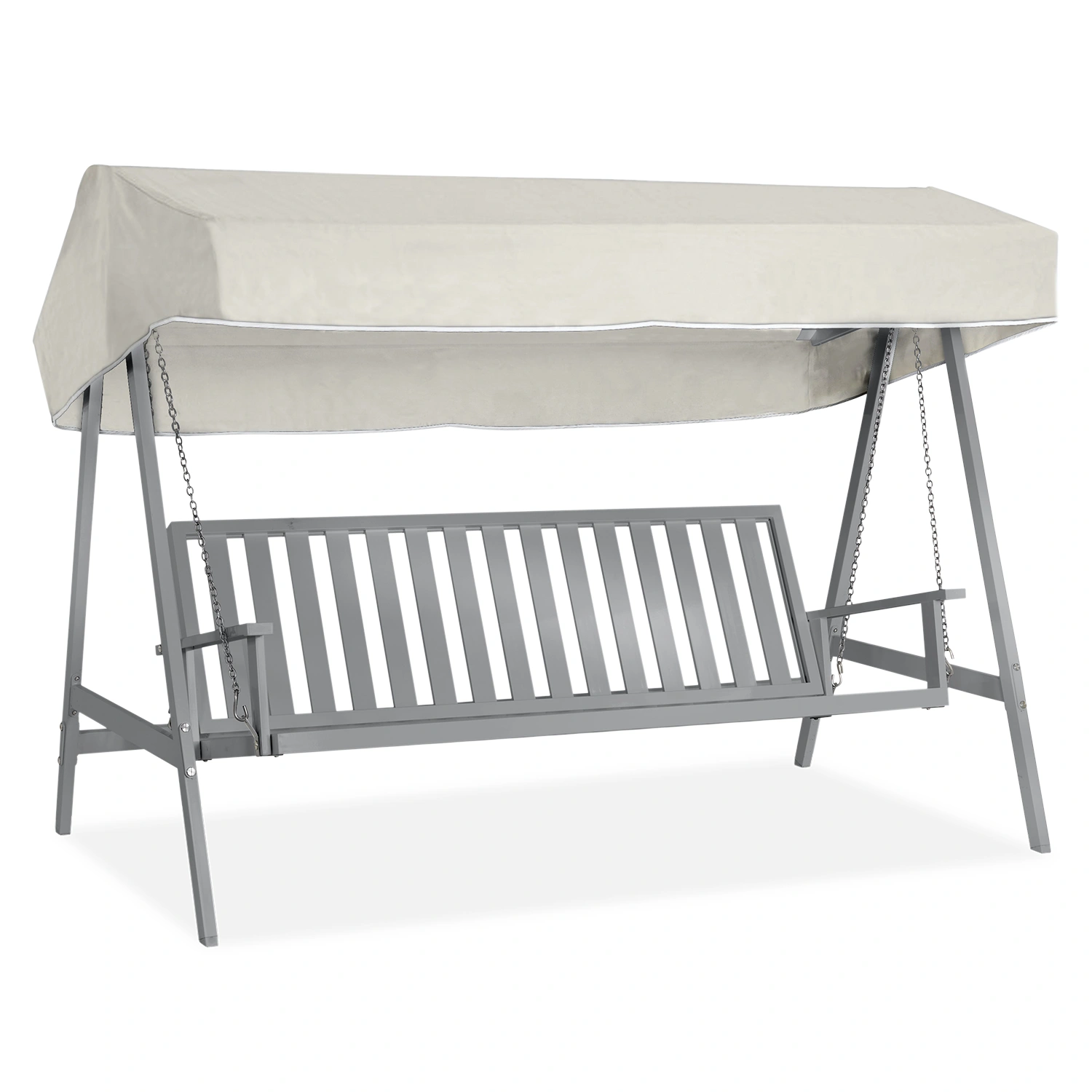 Hammock 02 grå aluminium - med tak