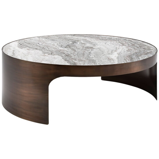 Artwood Buffon soffbord marmor Ø100 cm