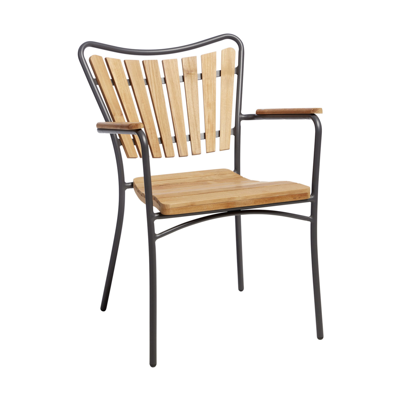 Ellen karmstol teak/antracit