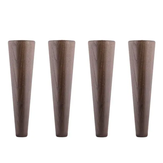 Runda konade sängben - rökt ask, 23 cm