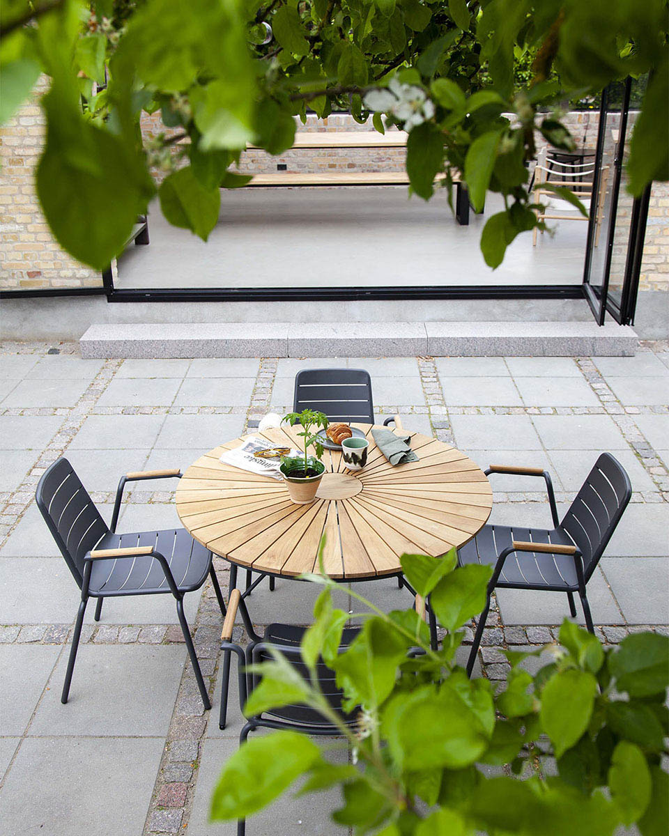 Ellen bord teak/antracit Ø110 cm - Bild 2