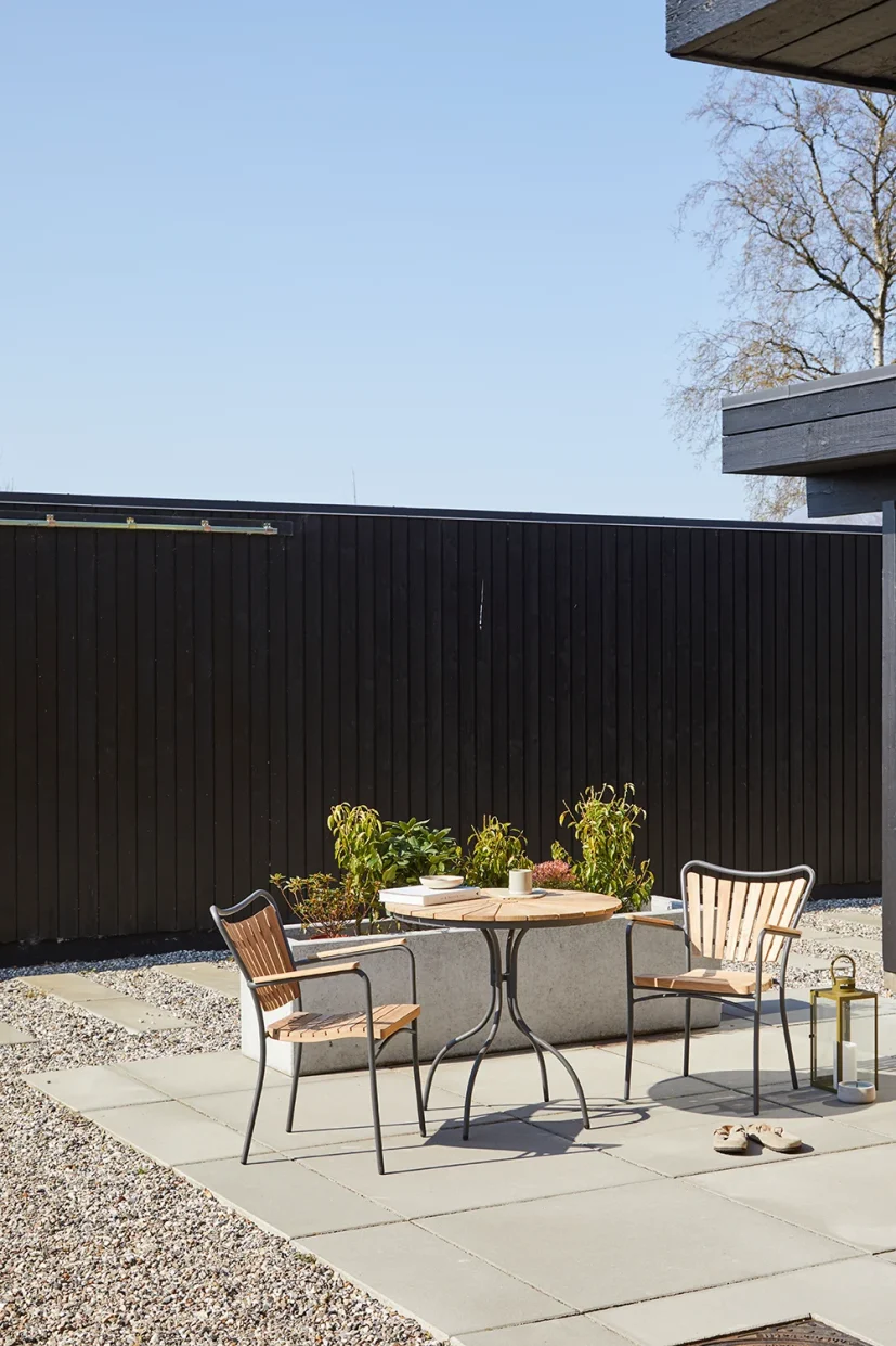 Ellen caféset teak/antracit