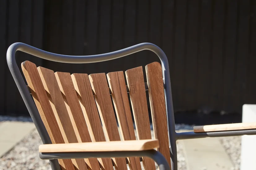 Ellen caféset teak/antracit
