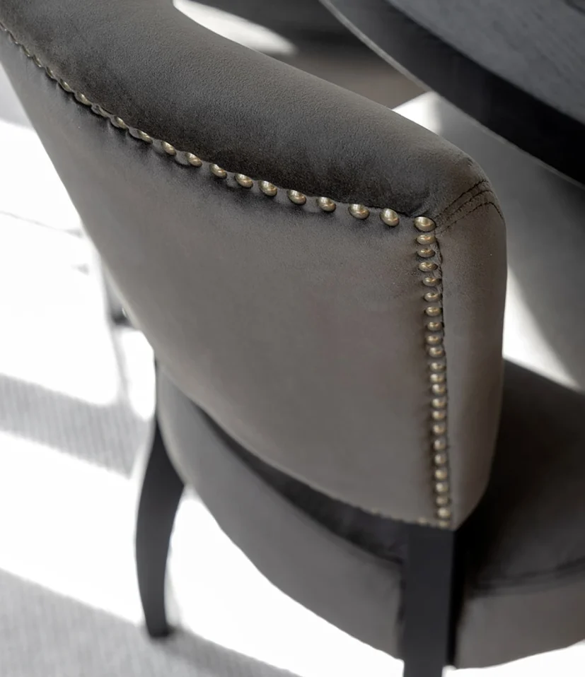 Maggie karmstol Velvet dark brown