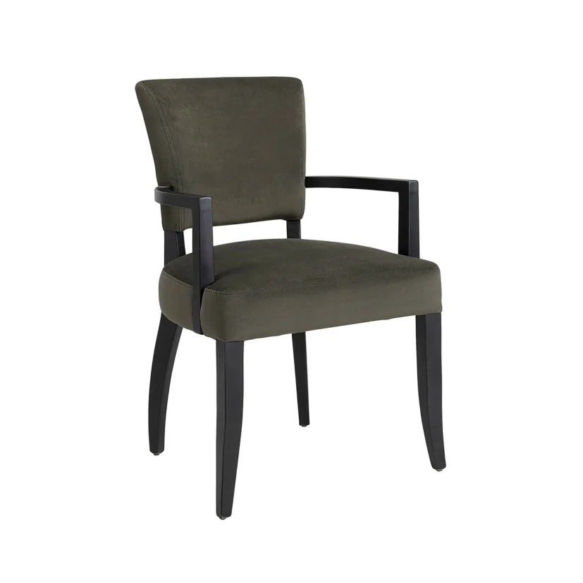Maggie karmstol Velvet dark brown