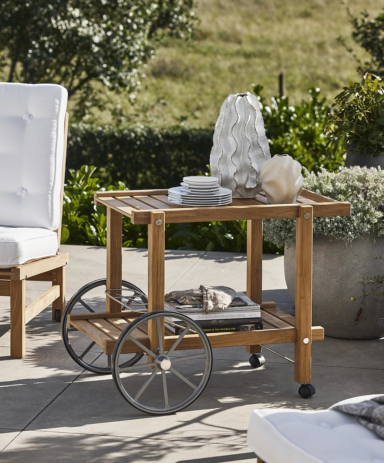Serveringsvagn 14 teak