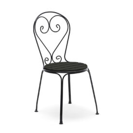 Classic stol no.1 - svart/svartlackerad furu