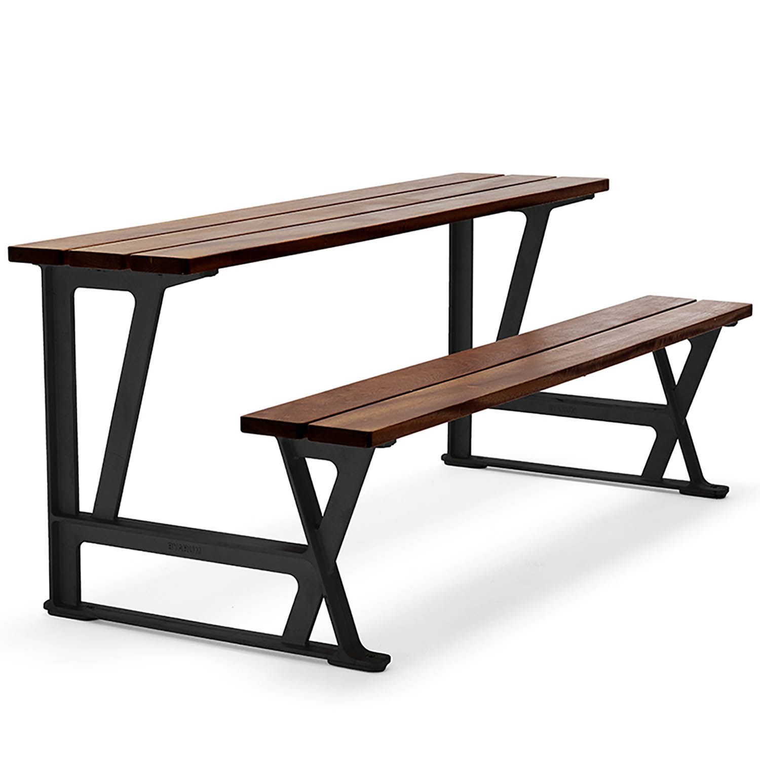 Product Image for Domino bänkbord svartlackerad aluminium